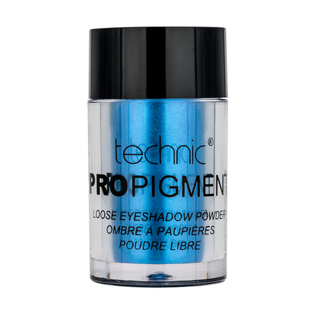 BLUE'D UP - Bleu irisé - Ombre à paupières poudre libre TECHNIC PRO PIGMENT